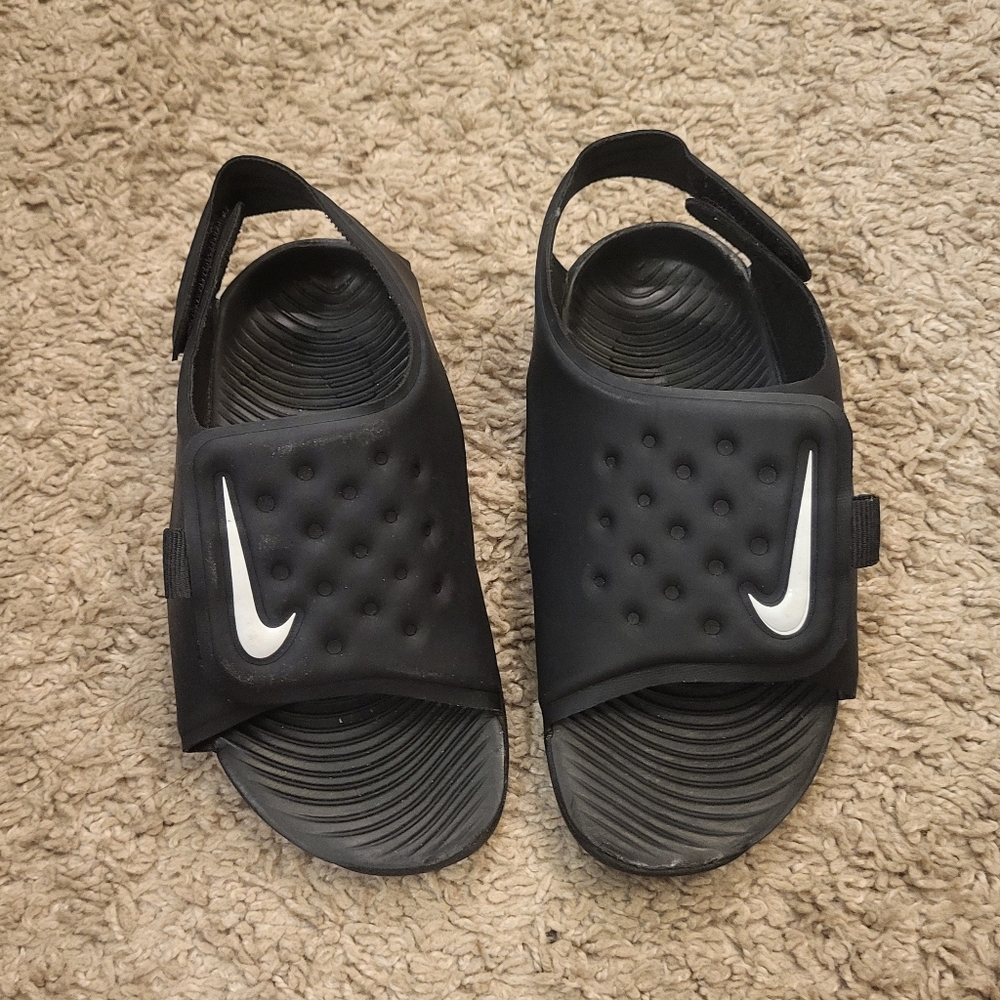 Nike Kids Black Sport Slide Sandals